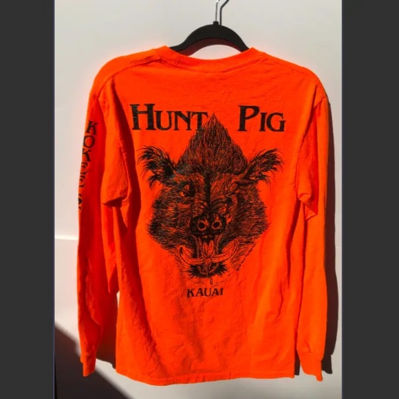 Orange longsleeve shirt - Picture 2 of 3